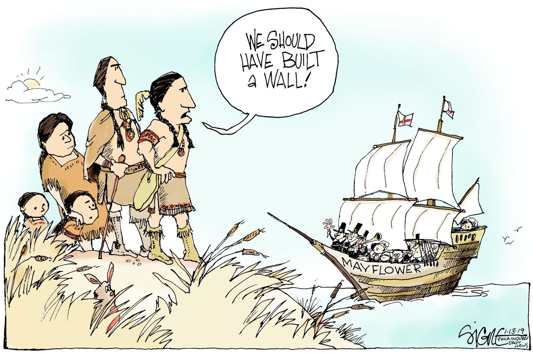 Signe Wilkinson editorial cartoon